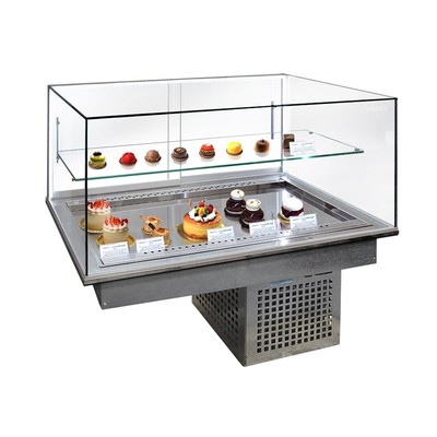 Встраиваемая кондитерская витрина Финист Glassier G812-8/7/5