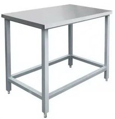 Стол разделочный без борта, с нижней обвязкой СРЦНЭ; ОБ 600x700