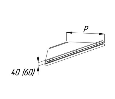 Ограничитель УН передний низкий 300, диаметр 5 мм New для стеллажа Марихолодмаш Купец