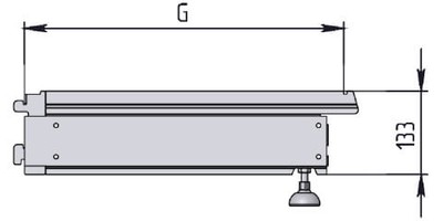 Боковина 500 для стеллажа Русь СД