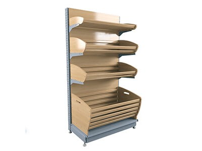 Короб хлебный для стеллажа Русь СД125