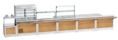 Стенка передняя для Hot Line ЭМК-70Х-01 (Орех, 1500 мм)