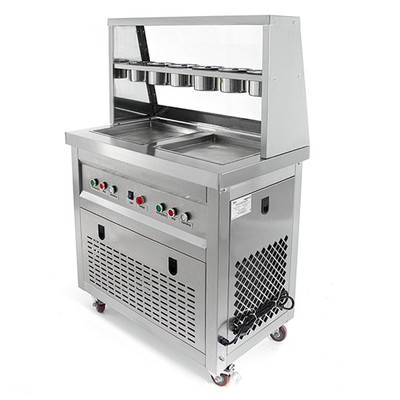 Фризер для ролл мороженого KCB-2F Foodatlas (контейнеры, световой короб)