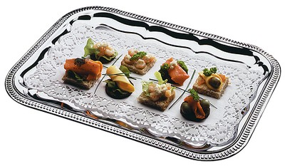 Блюдо металлическое прямоугольное APS 00394 