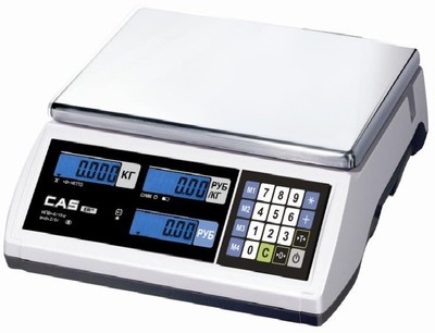 Весы торговые CAS ER-Jr-15 CB без стойки