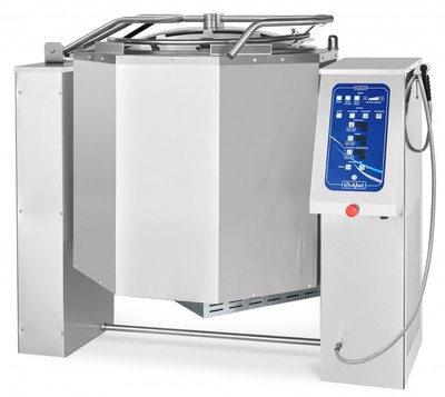 Котел пищеварочный опрокидывающийся Abat КПЭМ-250 ОМ2 с миксером