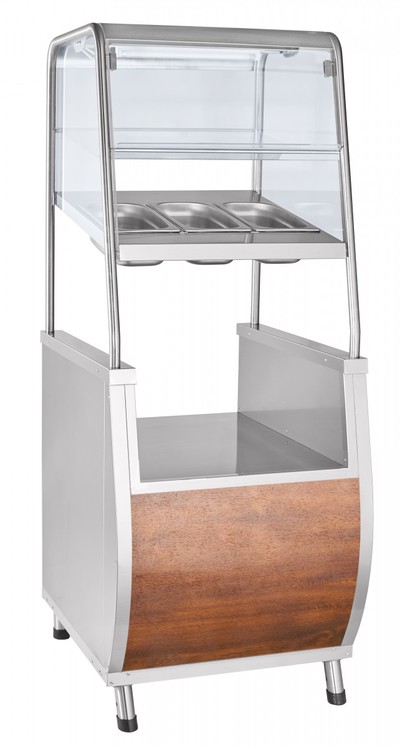 Прилавок для столовых приборов и подносов Премьер ПСПХ-70Т кашир.