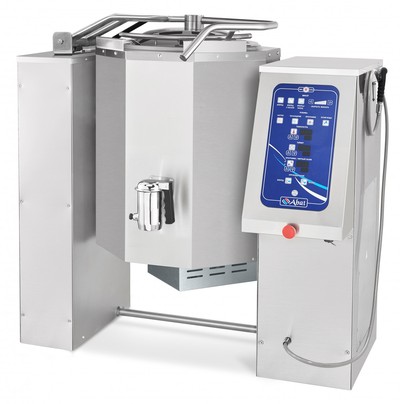 Котел пищеварочный опрокидывающийся Abat КПЭМ-60 ОМ2 с миксером и сливным краном