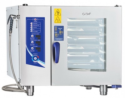 Пароконвектомат Abat ПКА 6-1/1ПМ2 (лицо нерж.)