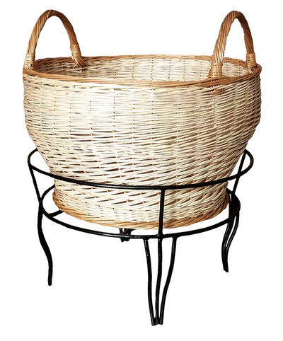 Корзина с руч. на ков. подставке
