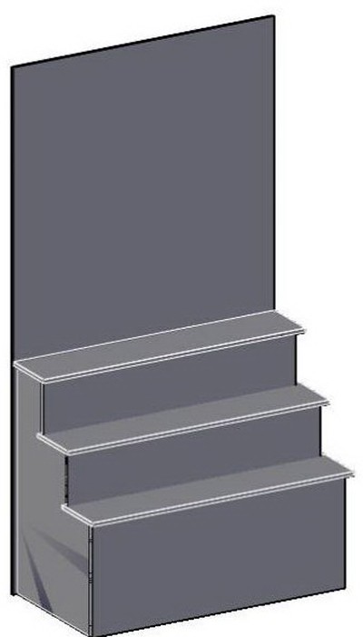 Стойка для смесителей 3-х ярусная 