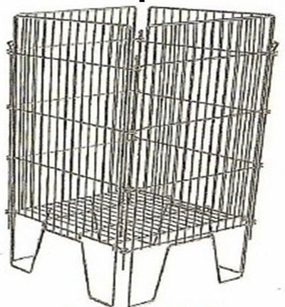 Хромированная корзина 610х610х780