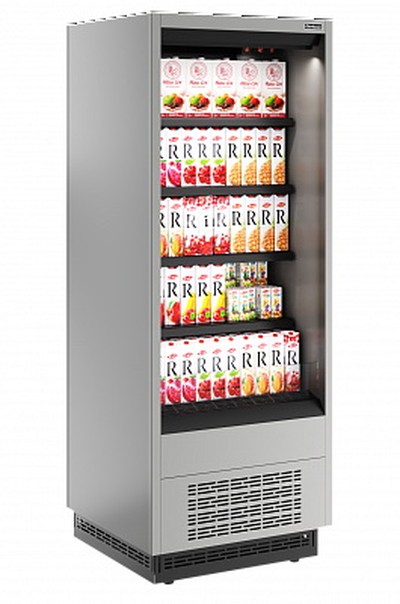 Пристенная витрина Carboma Cube 2 FC20-07 VM 0,6-2 0030 (версия 2.0) (9006-9005)