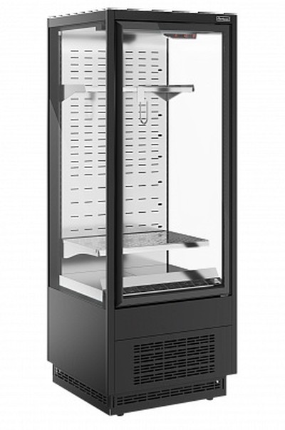 Холодильная витрина для мяса Carboma Cube Flesh 2 FC20-07 VV 0,7-1 фронт X7 (версия 2.0) (9005-0430)