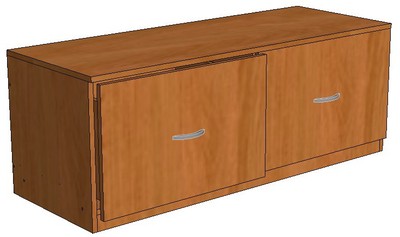 Тумба 1200х450х450 мм с 2 - мя выдвижными ящиками Т-7