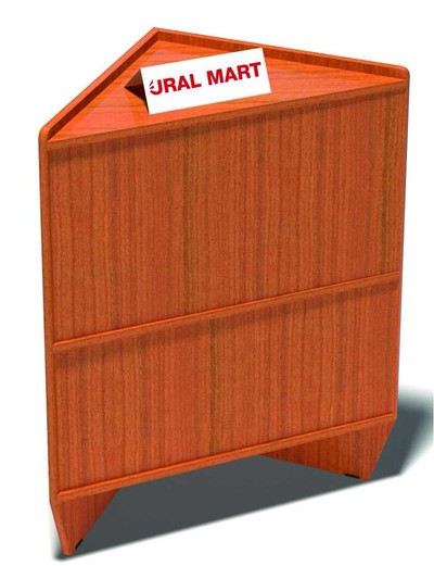 Прилавок угловой наружный (ВЕРХ- ДСП) УПН-02-(Д) 