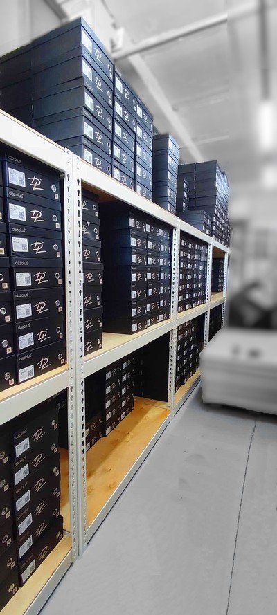 Облегченный складской стеллаж ОСТС - 02