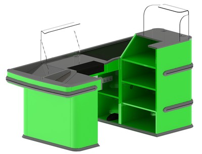 Кассовый бокс "Супервайд Дуо Кэш" 180ТР для супермаркетов