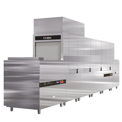 Машина посудомоечная туннельная Abat МПТ-3000К с пальчиковым конвейером (правая)