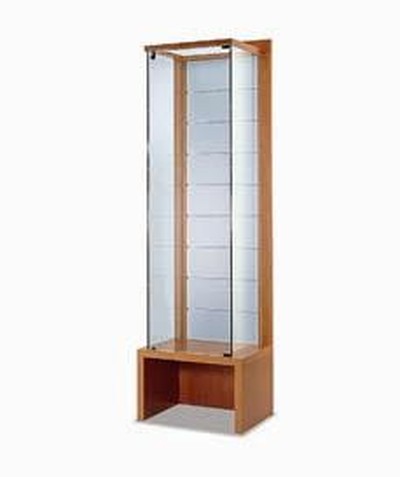 Витрина закрытая с экономпанелью 640х460х2160 мм 