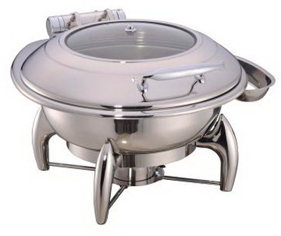 Чафин диш круглый со стеклянной крышкой 6 л MVQ 1060L 