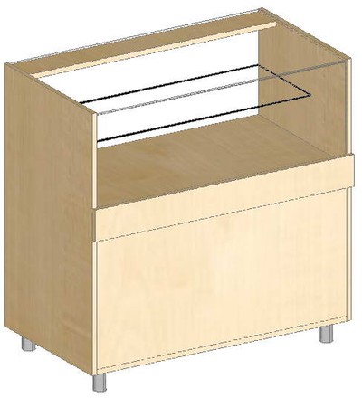 Прилавок торговый демонстрационный ПДЭ-90.35 