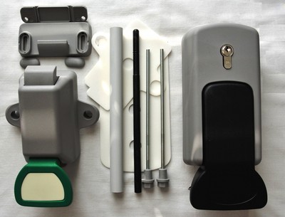 Замок для распашной двери холодильной камеры