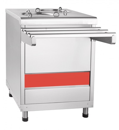 Прилавок для подогрева тарелок Аста ПТЭ-70КМ-80 столешница нерж.