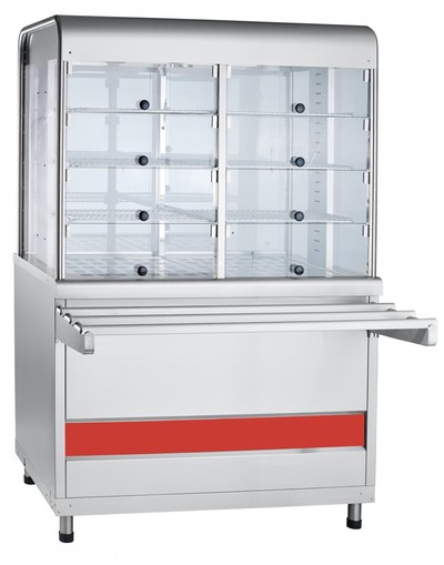 Прилавок-витрина тепловой Аста ПВТ-70КМ кашир.