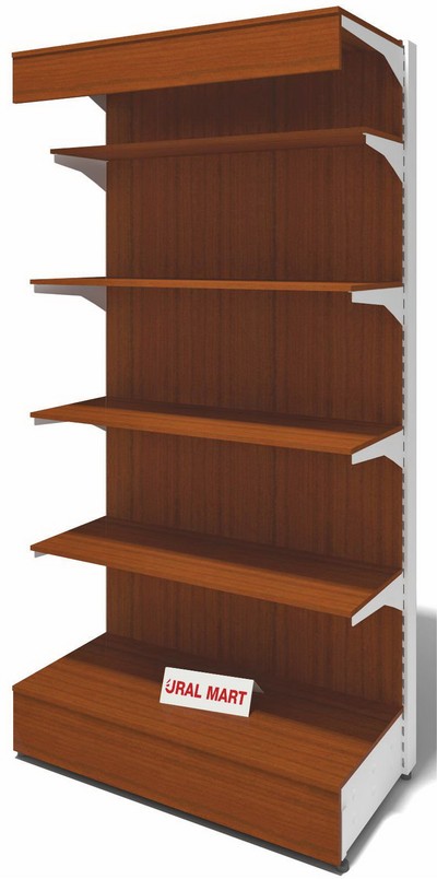 Стеллаж пристенный с ЛДСП с полками СПУ - П 120х235 ф 