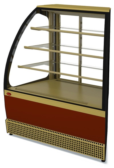 Холодильная витрина Марихолодмаш Veneto VS-UN крашенная (угол наружный)