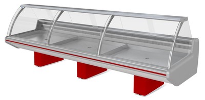 Холодильная витрина Парабель ВХСл-1,25 (без боковин, ТРВ, одна тумба)
