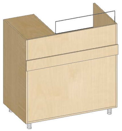 Прилавок кассовый ПКЭ-90 