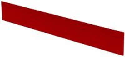 Щиток передний для прилавка "Нова" расчетно-кассового неохлаждаемого (красный)