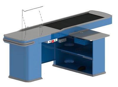 Кассовый бокс "Дискаунт М" 120ТР для супермаркетов