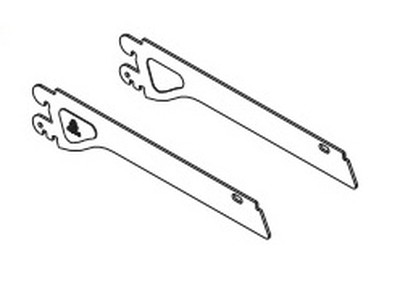 Кронштейн для модульного стеллажа UCGE 20 см левый / правый