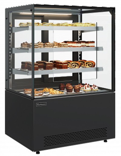 Кондитерская холодильная витрина Полюс Cosmo KC71-130 VV 0,9-2 self