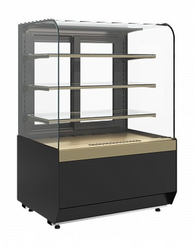 Витрина нейтральная Carboma Radius KR70 N 1,3-1 LIGHT