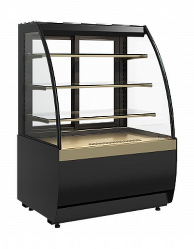 Витрина кондитерская Carboma K70 VM 1,3-2 STANDARD открытая (версия 2.0)