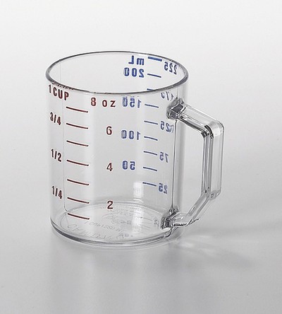Стакан мерный из поликарбоната Cambro 225 мл 25MCCW 