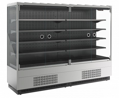 Пристенная витрина Carboma Cube 2 FC20-07 VM 2,5-1 LIGHT фронт X0 (версия 2.0) (0430)