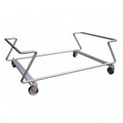 Подставка под корзины, на колесах (20 л, 22 л) хром (А)