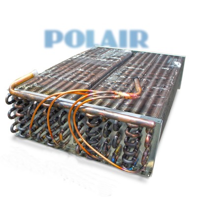 Батарея испарителя для сплит-систем Polair 330 сер (6х16х610, квадр.)
