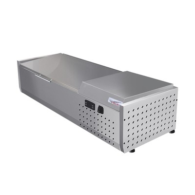 Настольная холодильная витрина ToppingBox НХВкр-4,5 (с крышкой)