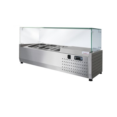 Настольная холодильная витрина ToppingBox НХВсп-3 (с прямоугольным стеклом)