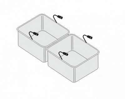 Корзины 2хGN 1/2-200 для макароноварок Tecnoinox 