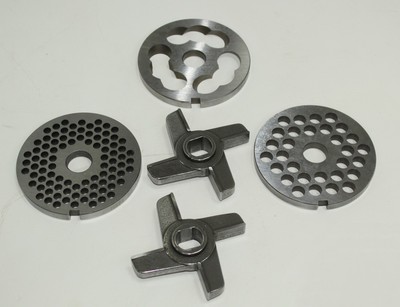 Комплект ножей и решеток для мясорубки МИМ-300 / 350 (с буртом)