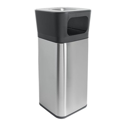 Урна уличная квадратная, пепельница, JAH-3223, 30л