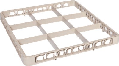 Кассета для посудомоечной машины Tatra серии Tribeca TOE 59 (надстройка для кассет 500х500 мм, 9 делений)