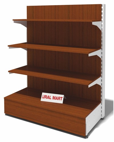 Стеллаж с ЛДСП с полками торцевой СПУ - ОсП 120х145 